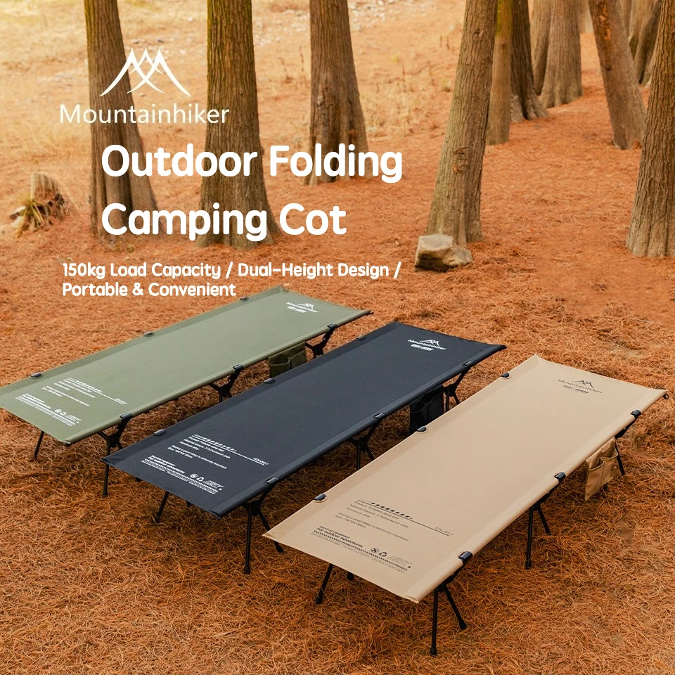 Outdoor Daybed Furniture - MOUNTAINHIKER Łóżko Turystyczne Przenośne Podróżne Jednoosobowe
