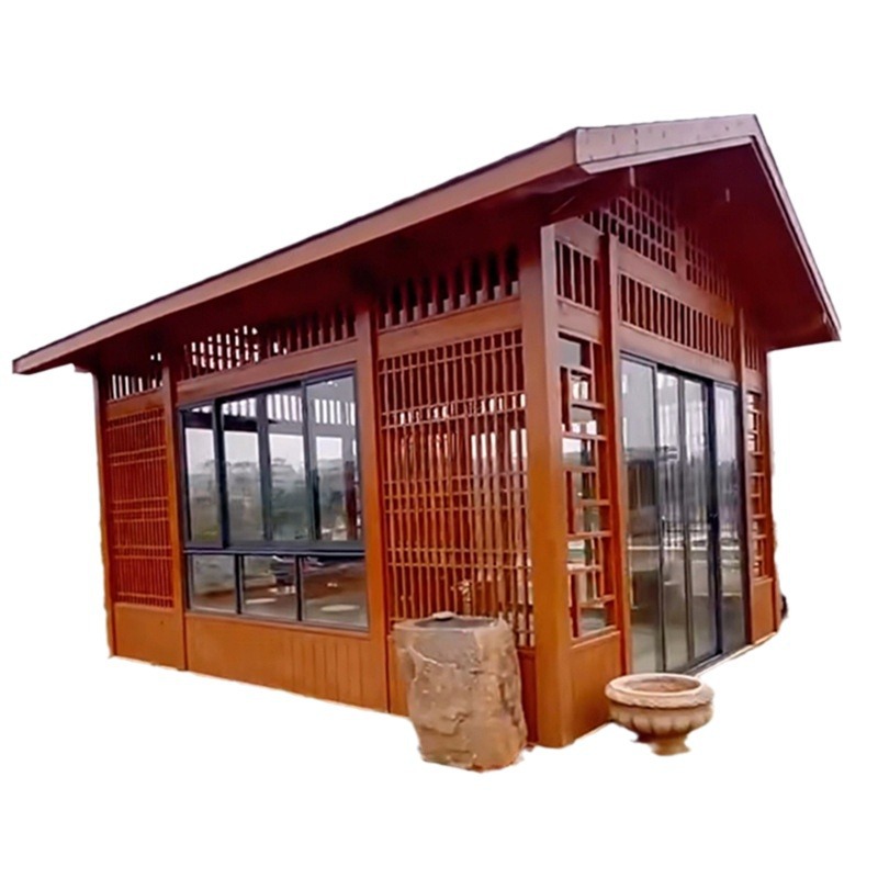 Outdoor Furniture Wood - Zewnętrzny antyczny ogrodowy pawilon w stylu