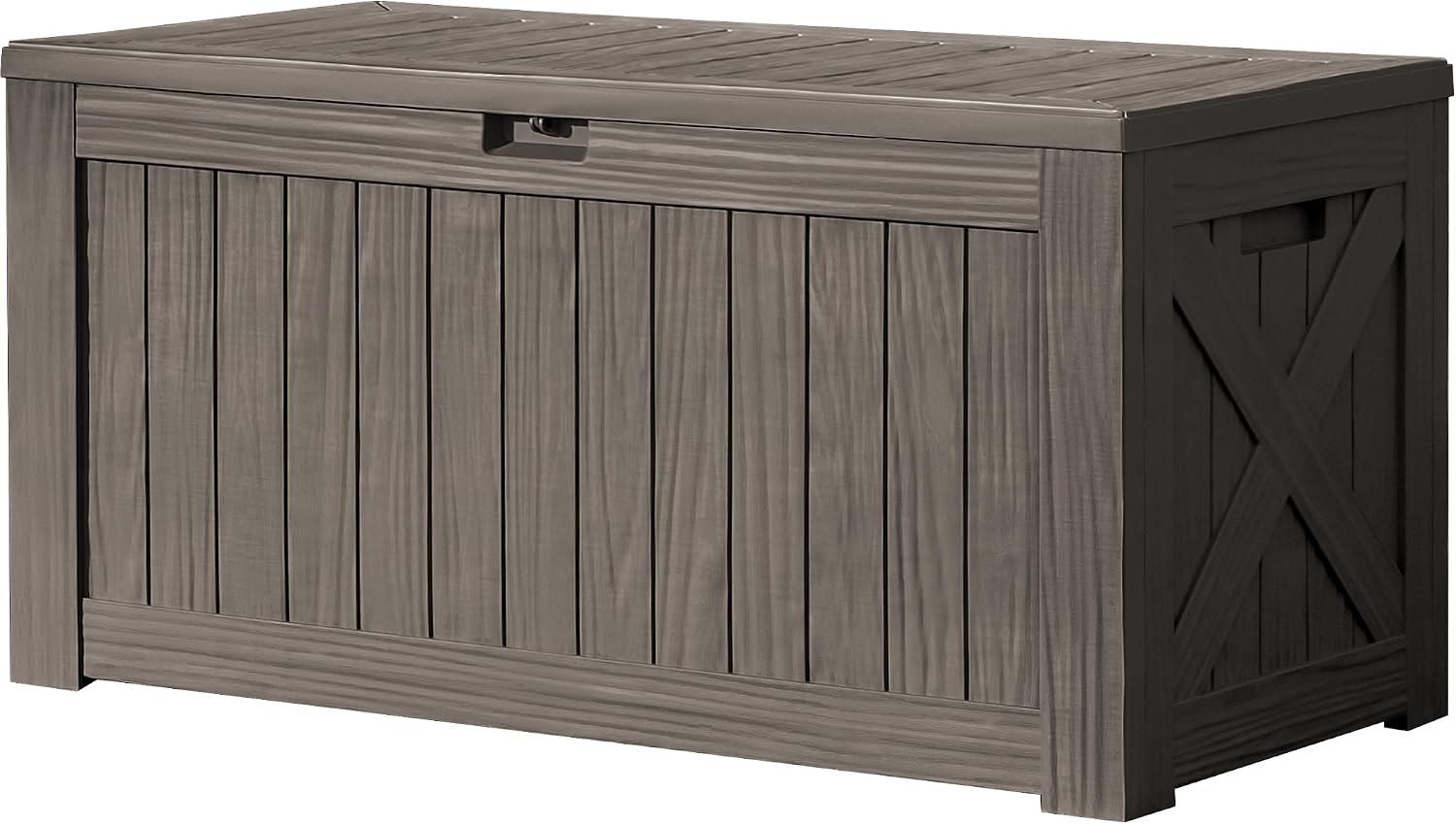 Outdoor Furniture Wood - Duży schowek ogrodowy o pojemności 120