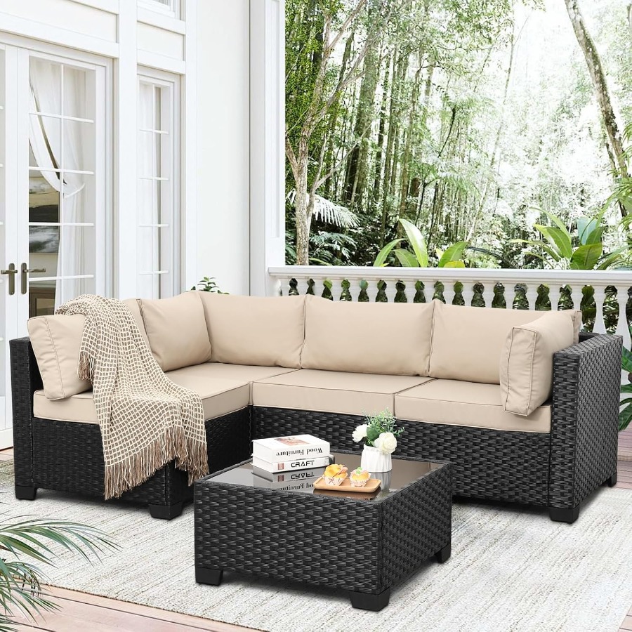 Outdoor Furniture Metal Chairs - Zestaw mebli ogrodowych składający się z