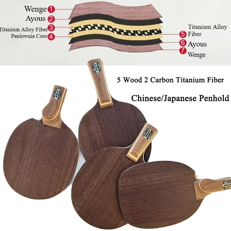 Outdoor Furniture Wood - Rakietka do tenisa stołowego chińska/japońska, uchwyt