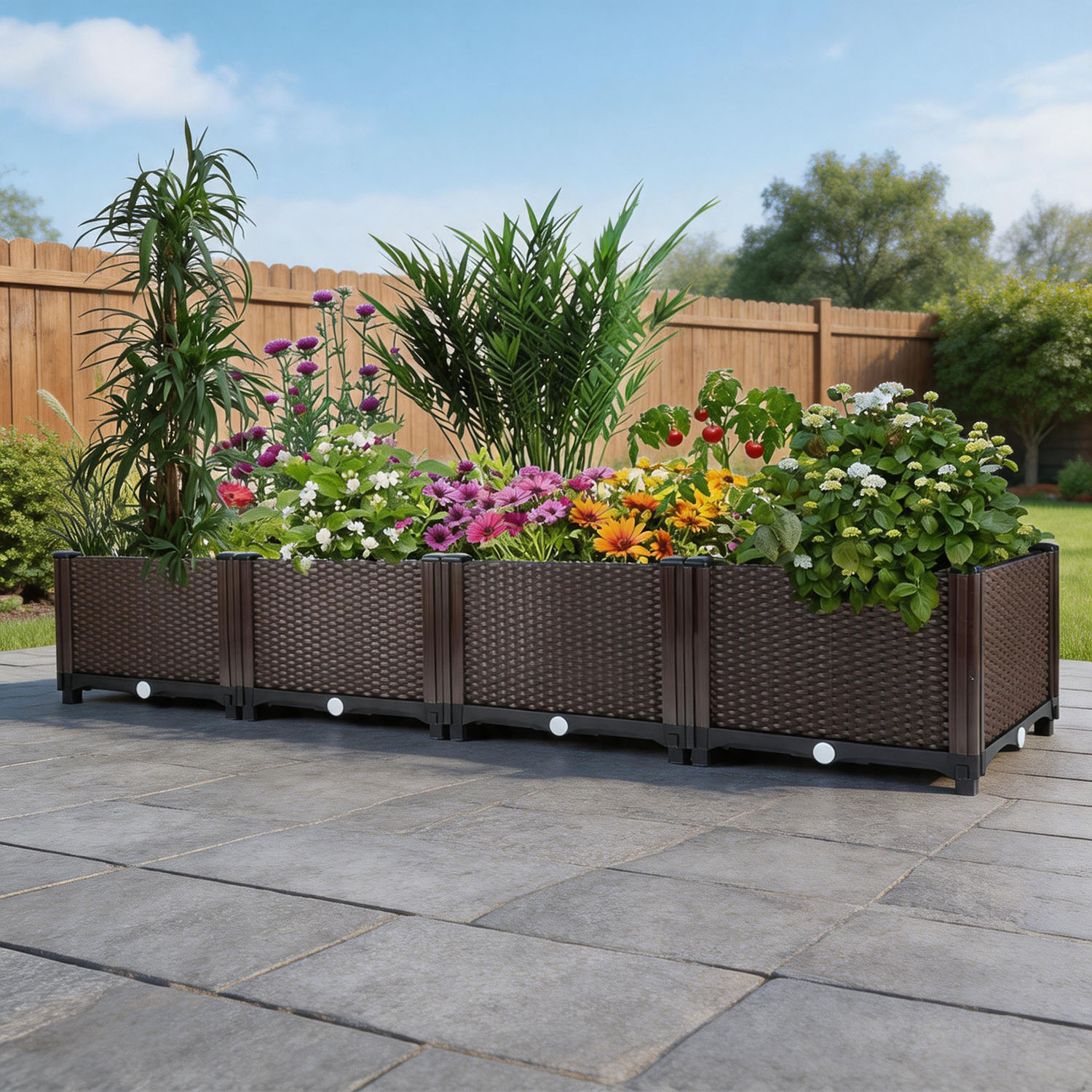 Outdoor Daybed Furniture - Samonawadniająca się podwyższona grządka ogrodowa –