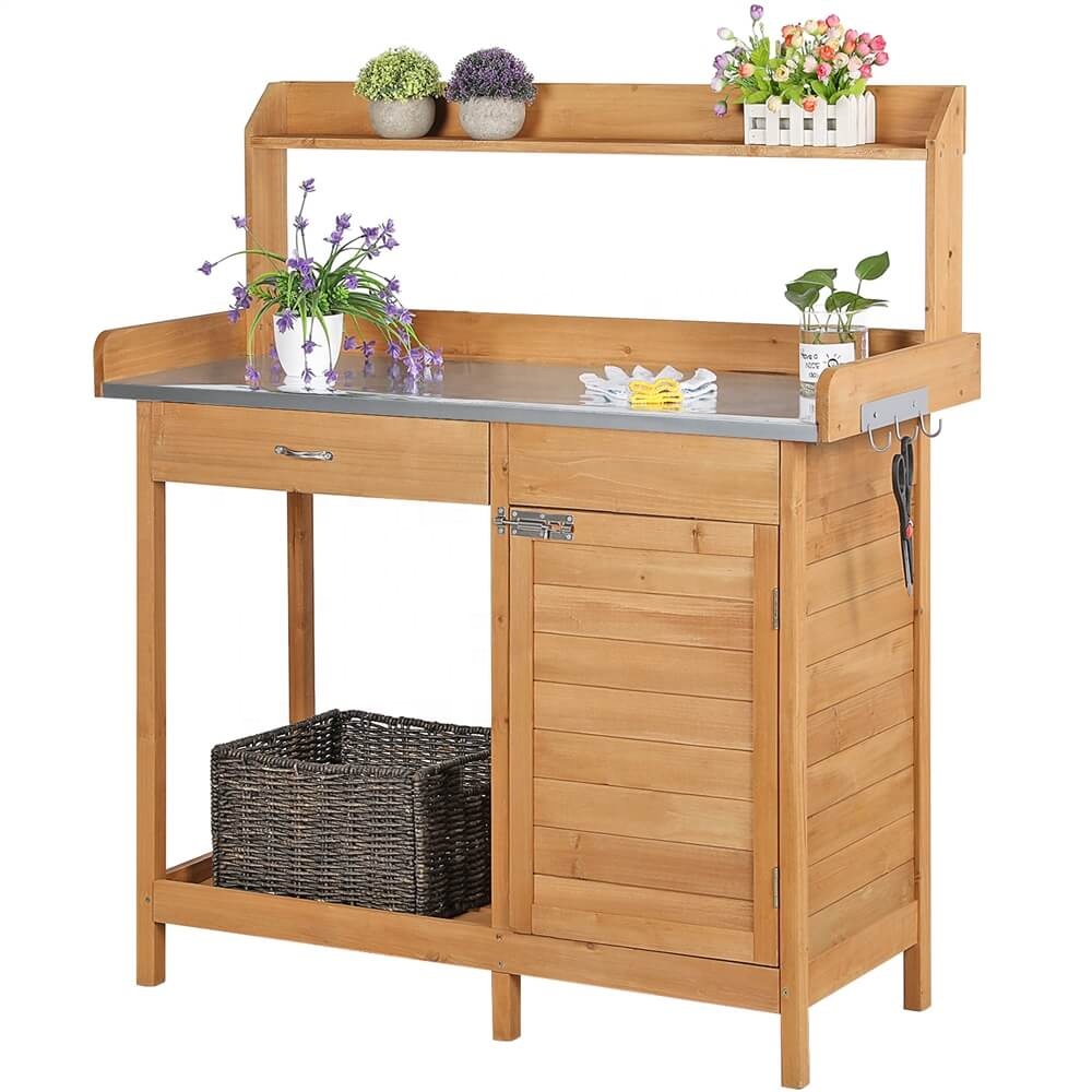 Stół roboczy z litego drewna d – Outdoor Furniture Wood recenzja i cena