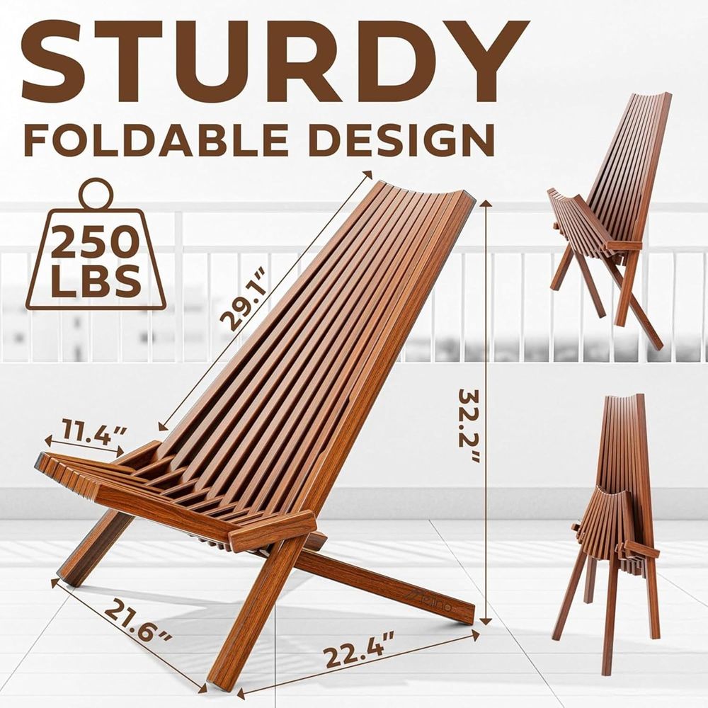 Zestaw 2 drewnianych składanyc – Outdoor Furniture Diy recenzja i cena