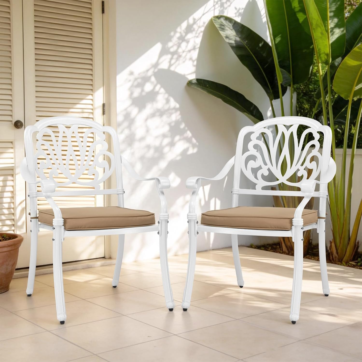 Zestaw krzeseł do jadalni na p – Outdoor Furniture Metal Chairs recenzja i cena