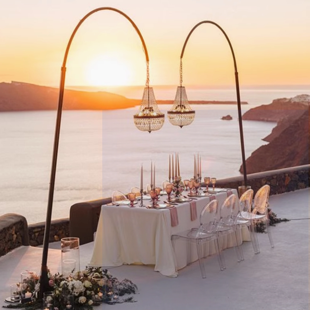 6 szt. wodoodpornych kryształo – Outdoor Furniture Metal Chairs recenzja i cena