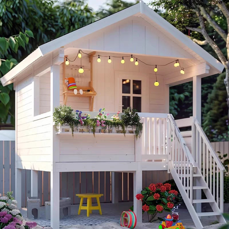 Drewniany domek do zabawy dla  – Outdoor Furniture Wood recenzja i cena