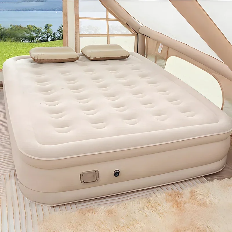 Materac dmuchany Queen z wbudo – Outdoor Furniture Luxury recenzja i cena