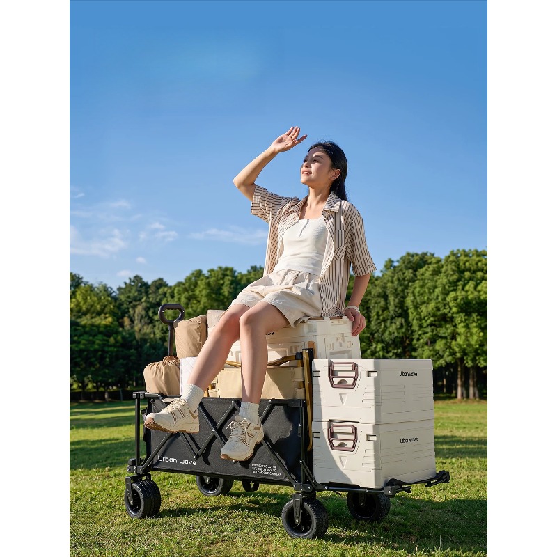 Składany wózek kempingowy, prz – Outdoor Furniture Metal recenzja i cena