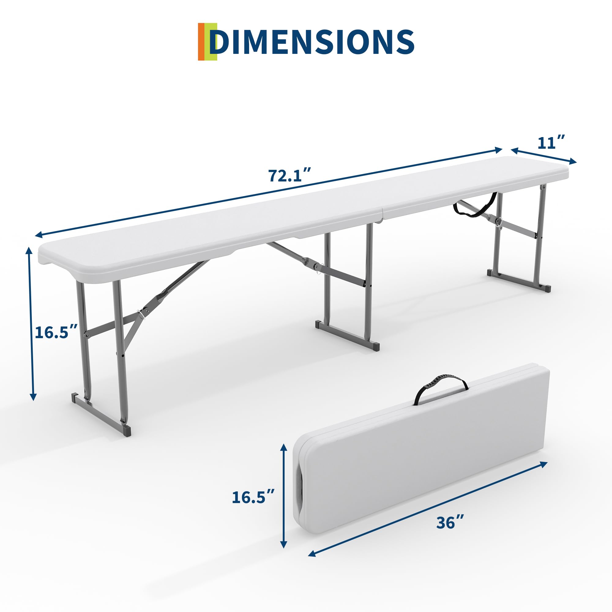Zestaw 2 składanych ławek ogro – Outdoor Furniture Diy recenzja i cena