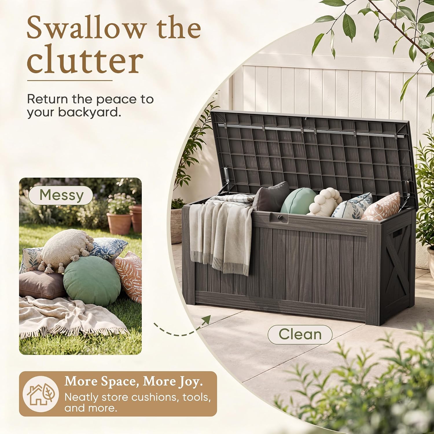 Duży schowek ogrodowy o pojemn – Outdoor Furniture Wood recenzja i cena