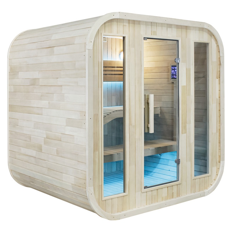 Zewnętrzna sauna w stylu nowoc – Outdoor Furniture Wood recenzja i cena