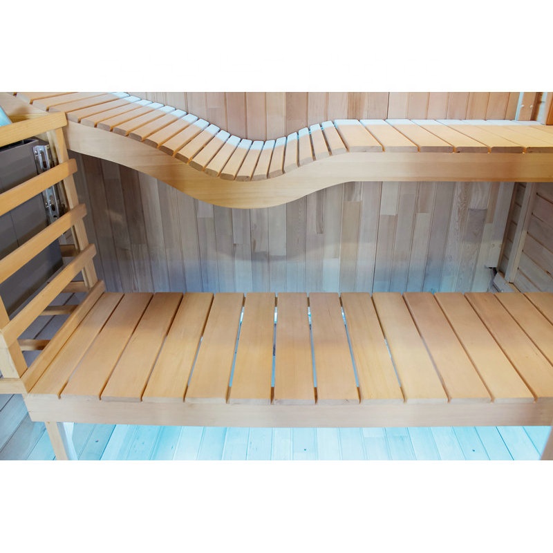 Zewnętrzna sauna w stylu nowoc – Outdoor Furniture Wood recenzja i cena