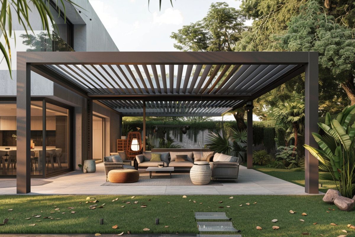 Pergola prostokątna ze stopu a – Outdoor Furniture Metal recenzja i cena