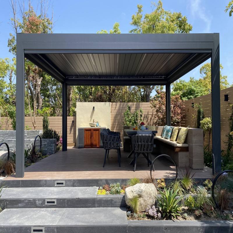 Pergola prostokątna ze stopu a – Outdoor Furniture Metal recenzja i cena