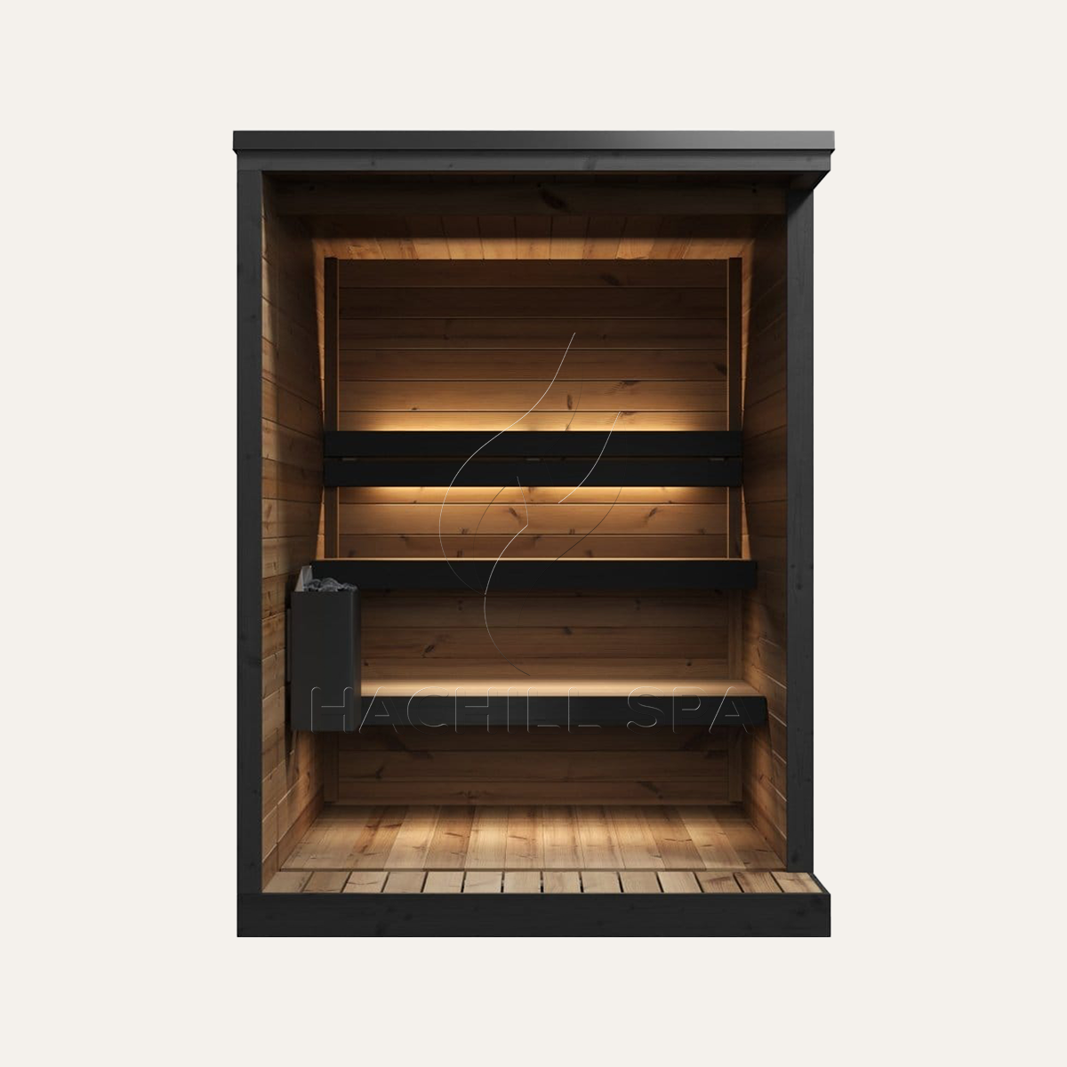 Zewnętrzna sauna SaunaGym dla  – Outdoor Furniture Wood recenzja i cena