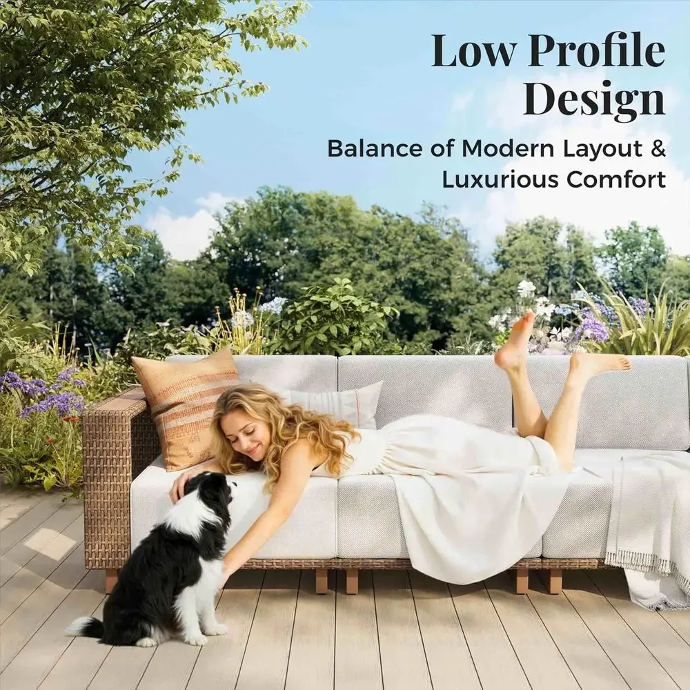 6-częściowy zestaw wypoczynkow – Outdoor Furniture Luxury recenzja i cena
