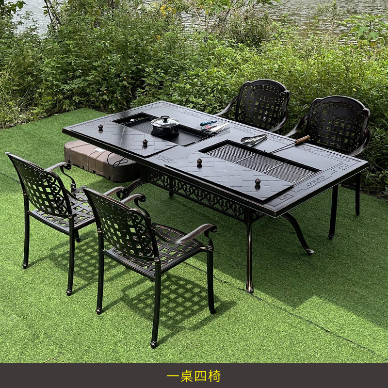 Zestaw mebli z kutego żelaza n – Outdoor Furniture Wood recenzja i cena